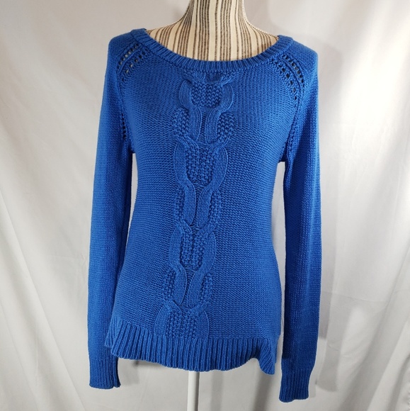 Apt 9 Blue Long Sleeve Sweater Size Small - Picture 1 of 8